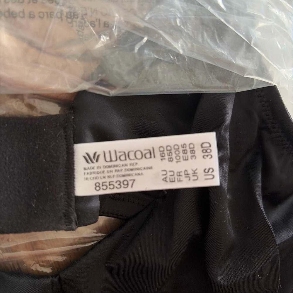 3 Wacoal Inner Sheen Comfort Wire Bras 38D-style 855397 - Picture 9 of 12